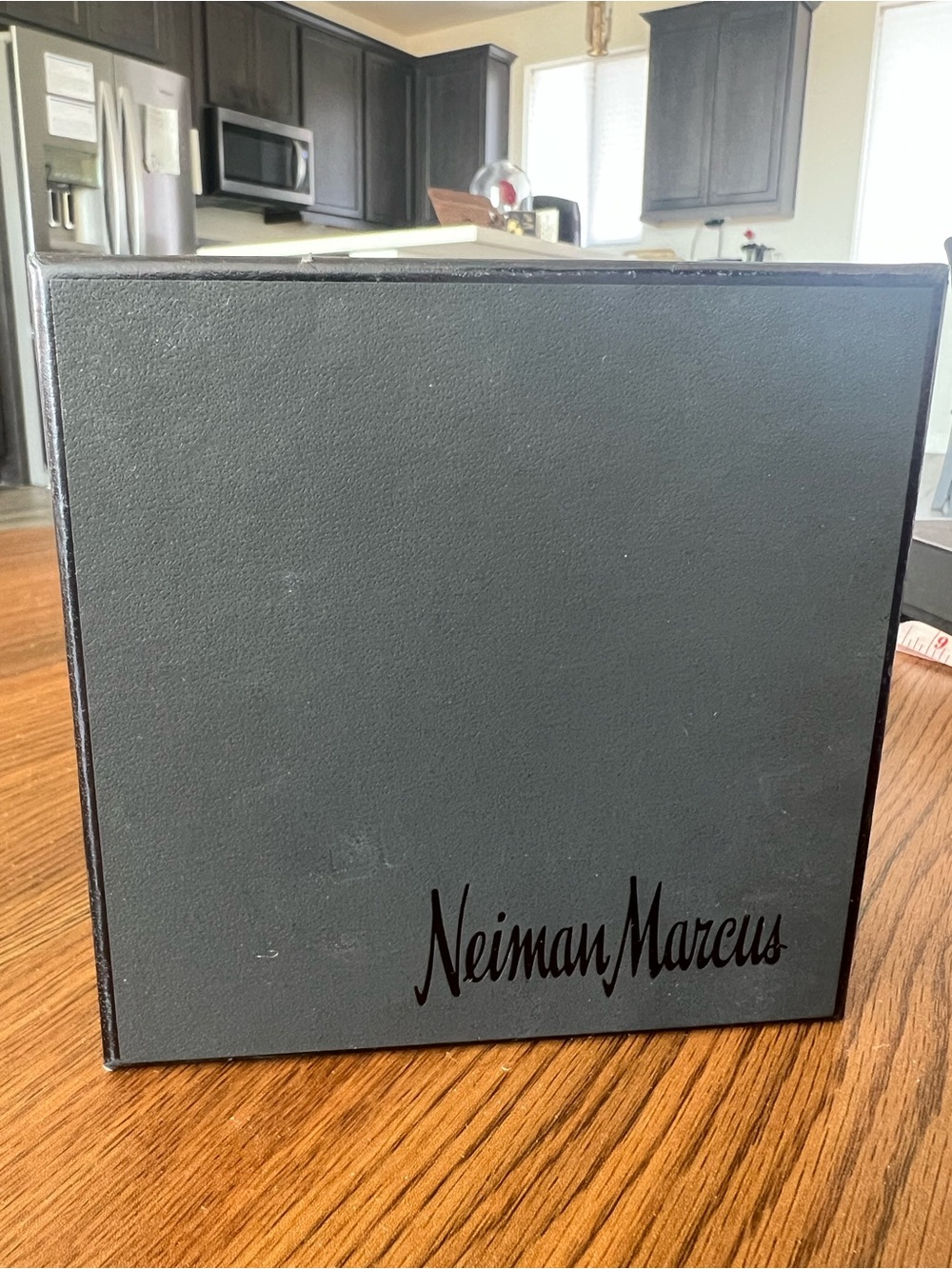 Neiman Marcus Black Jewelry Gift Box, 5X5